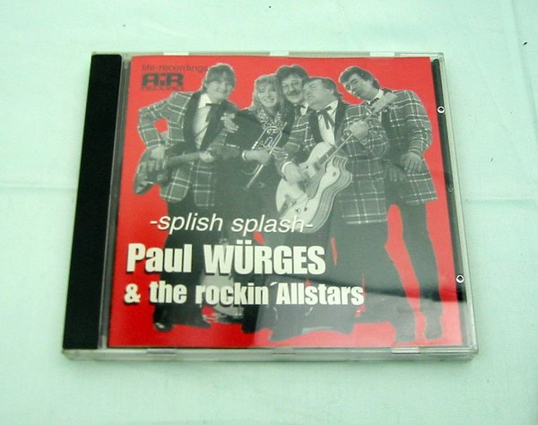 Paul Würges & The Rockin Allstars - Splish Splash CD (C109)
